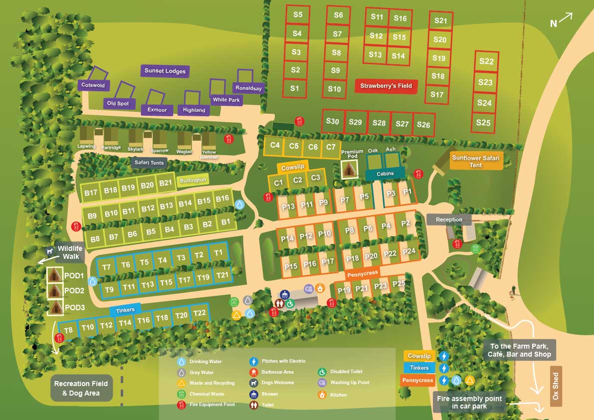 CFP Holidays Site Map July 2026 20